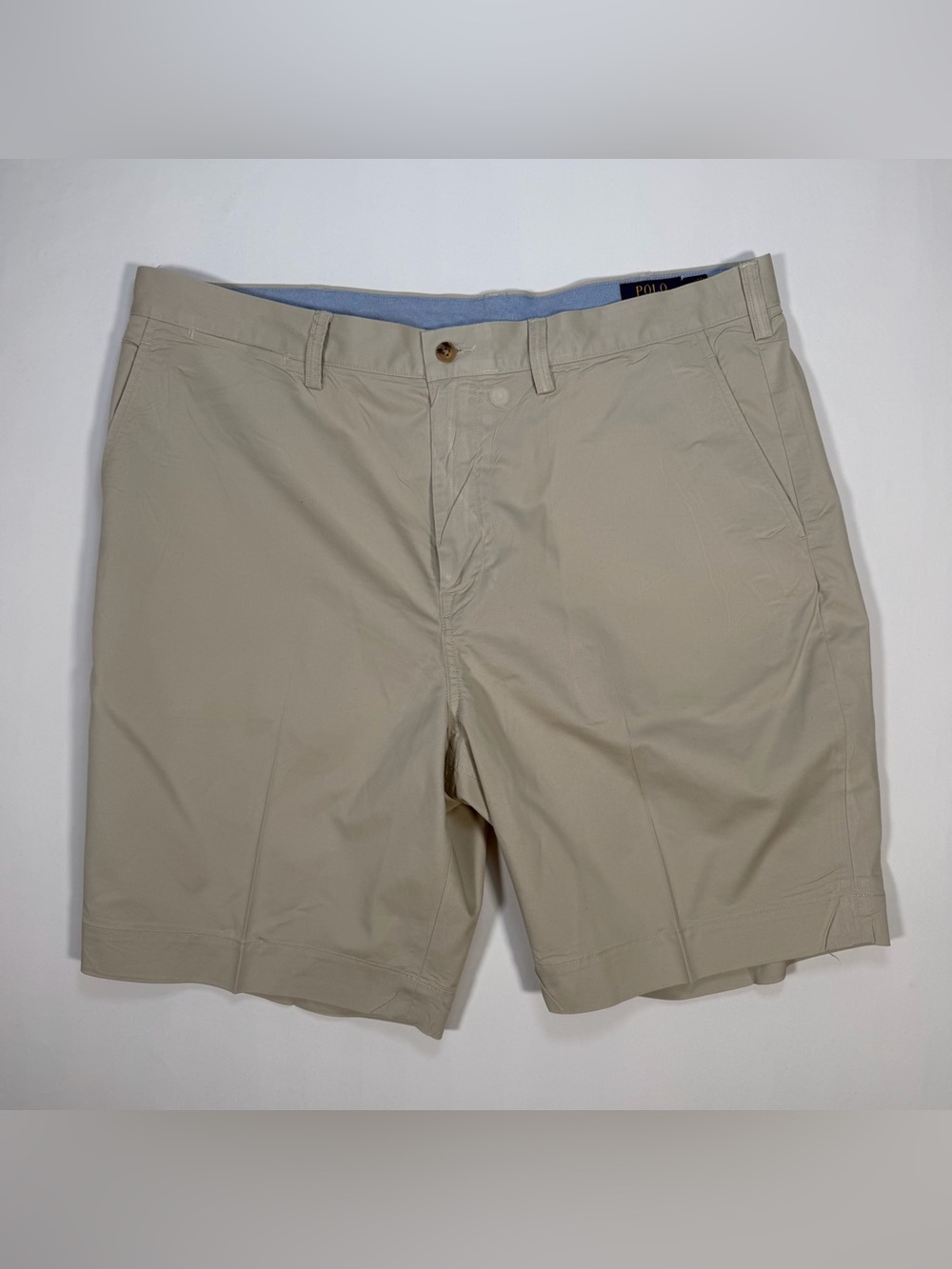 Ralph Lauren Beige‎ Flat-Front Men’s Shorts